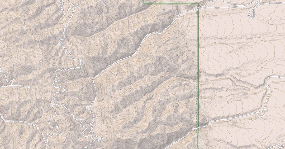 Map preview of FLINT CANYON