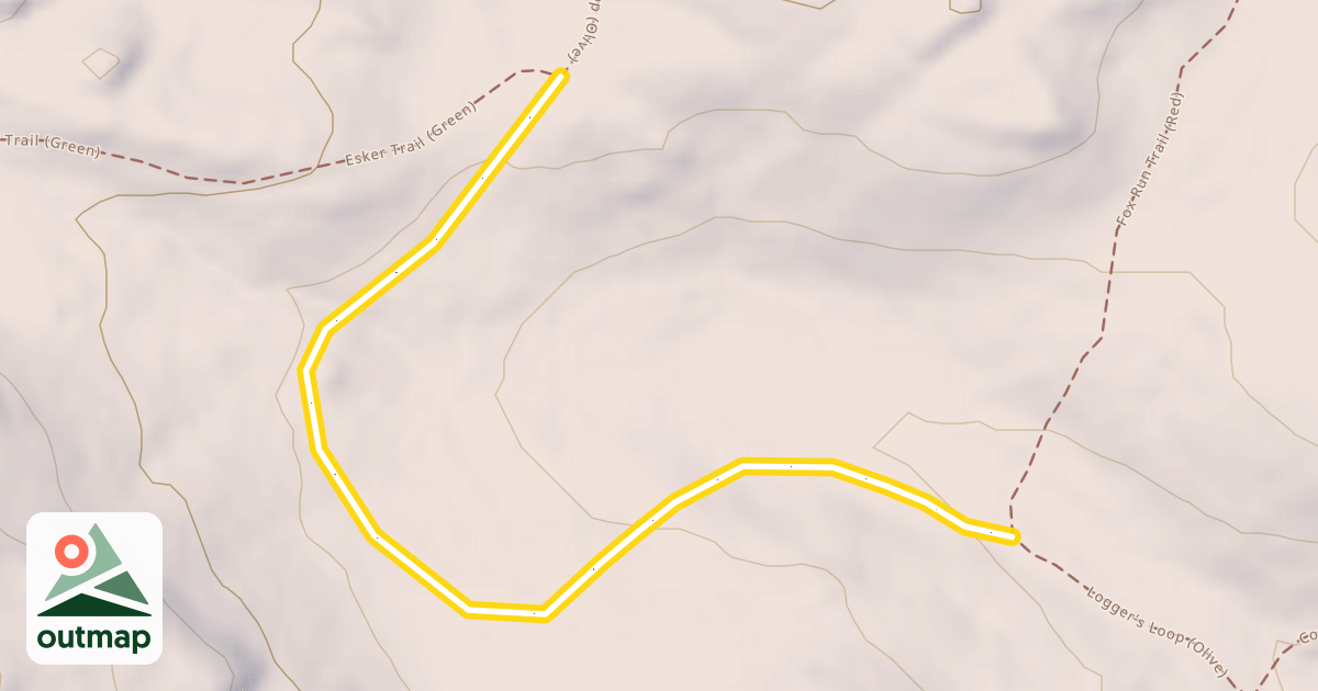 Map of Logger's Loop (Olive)