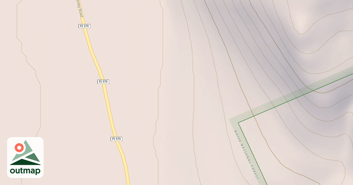 Map of DEADWOOD MINE