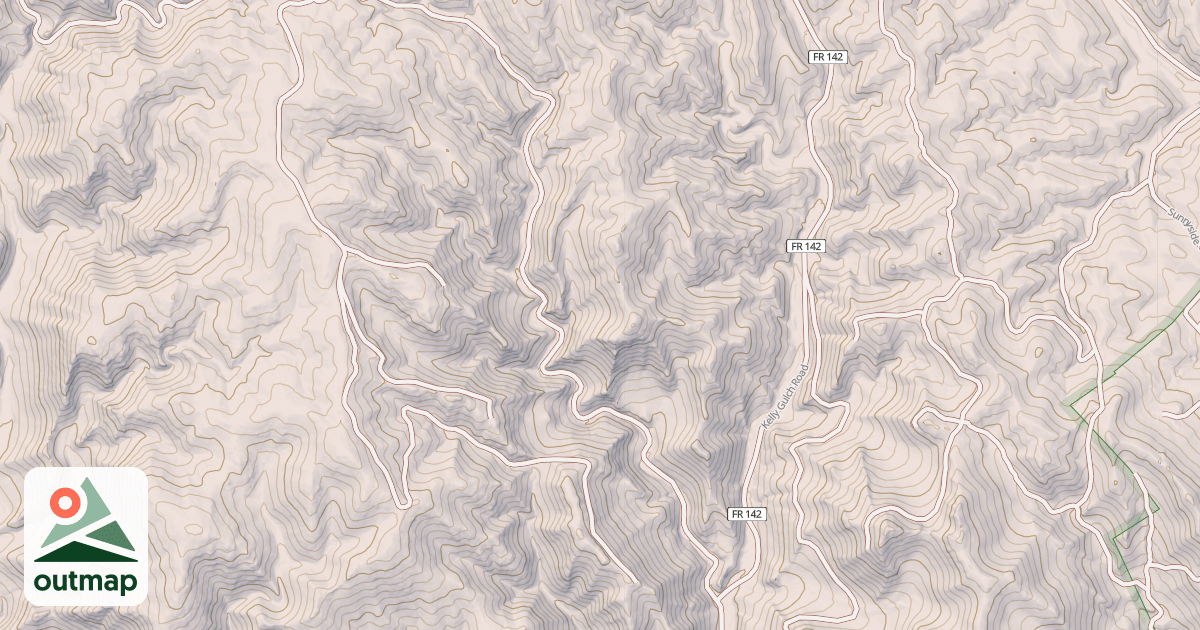 Map of BANNER GULCH