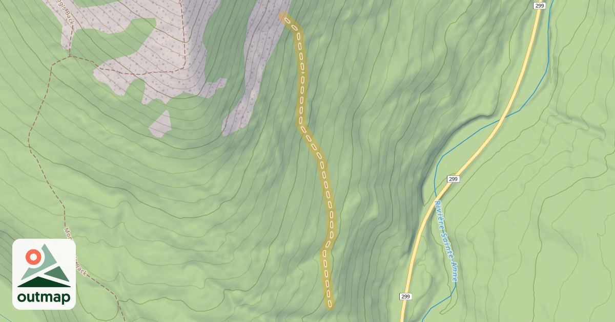 Map of Sentier de la Cache