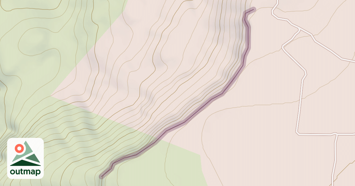 Map of Trout Creek Cool Wall