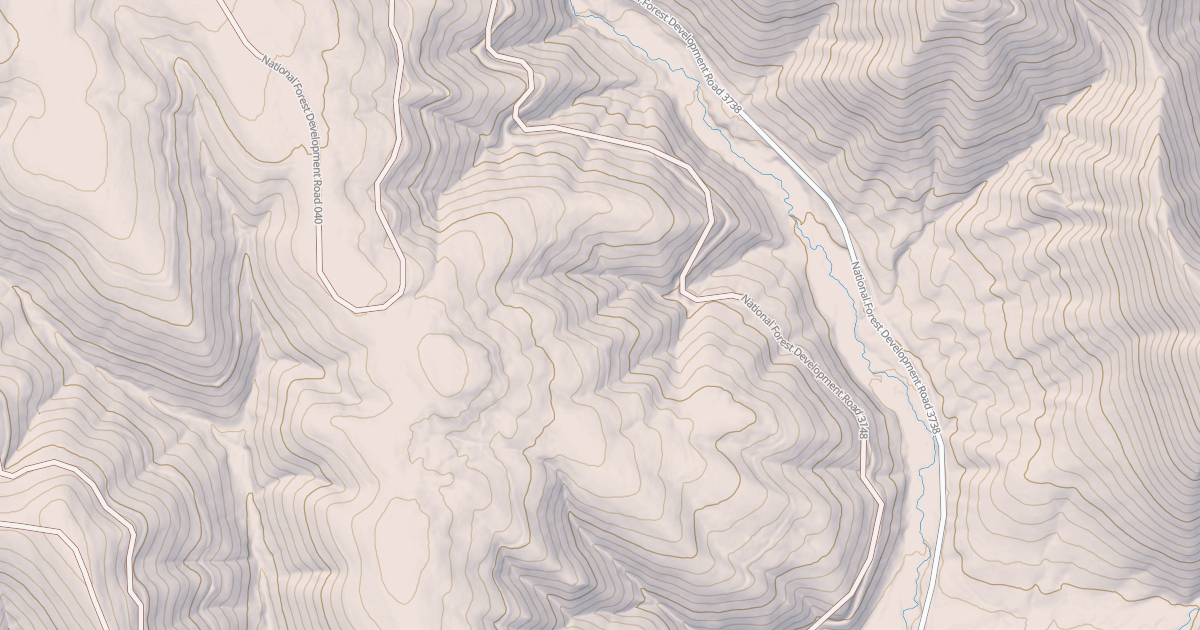 Map preview of USFS Motor Vehicle Use Map Trails 17805