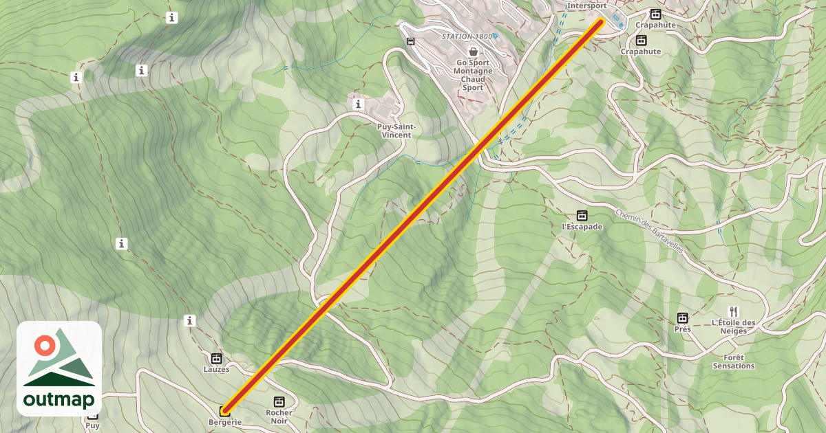Map of Bergerie