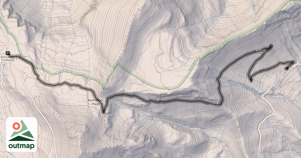 Map of Sliderock - Co.Trail Trail