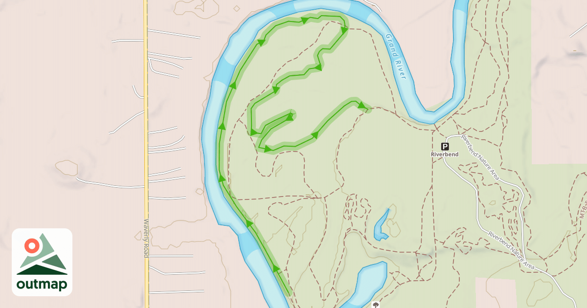 Map of MTB Trail