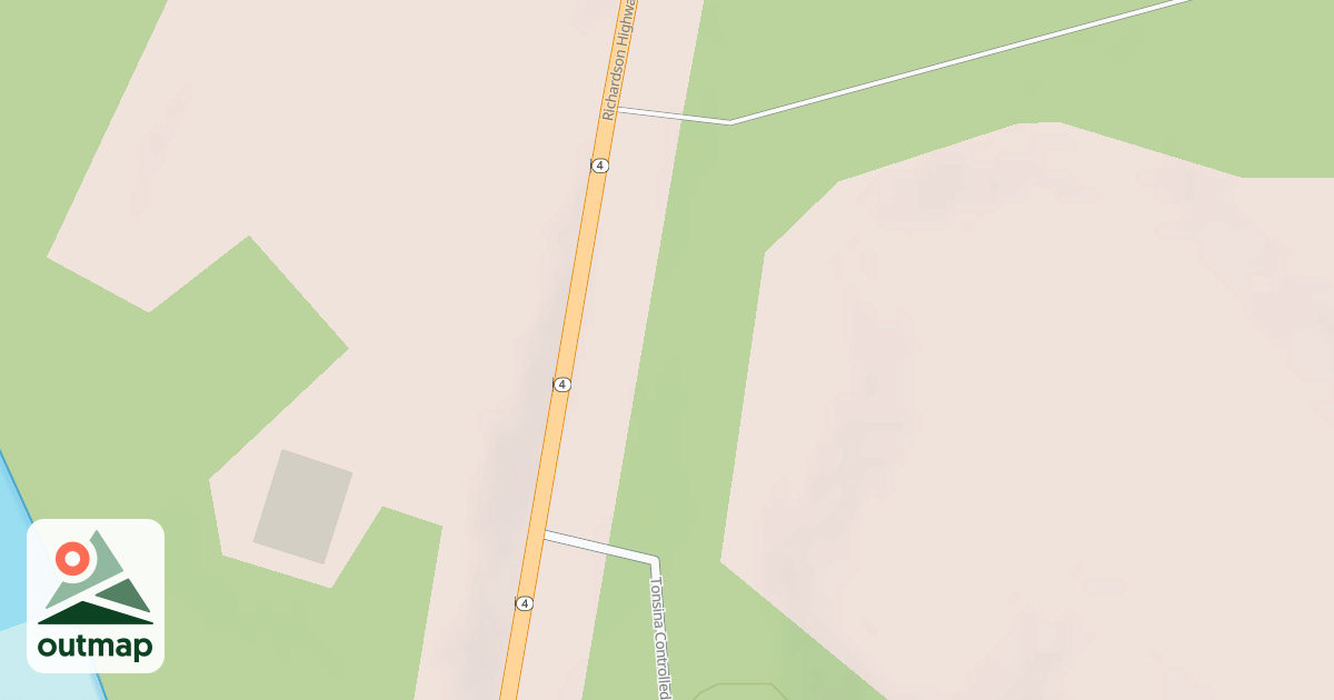 Map of Bernard Creek