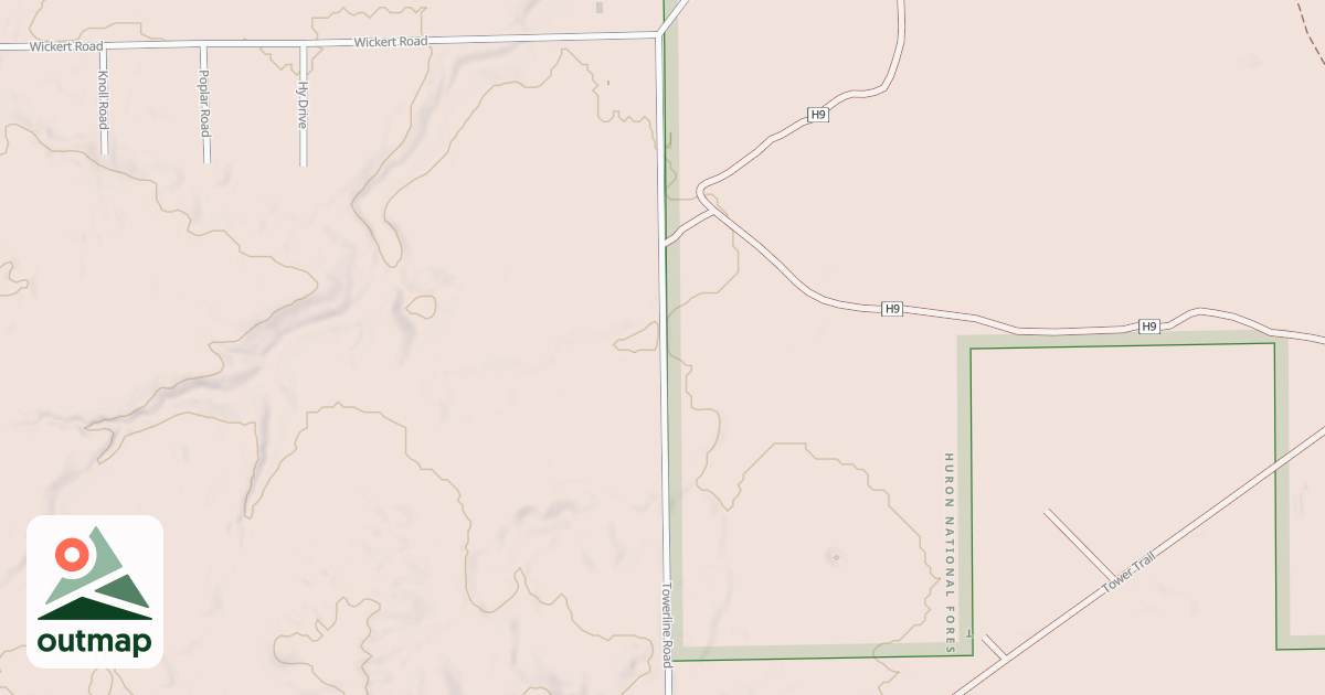 Map of TOWERLINE