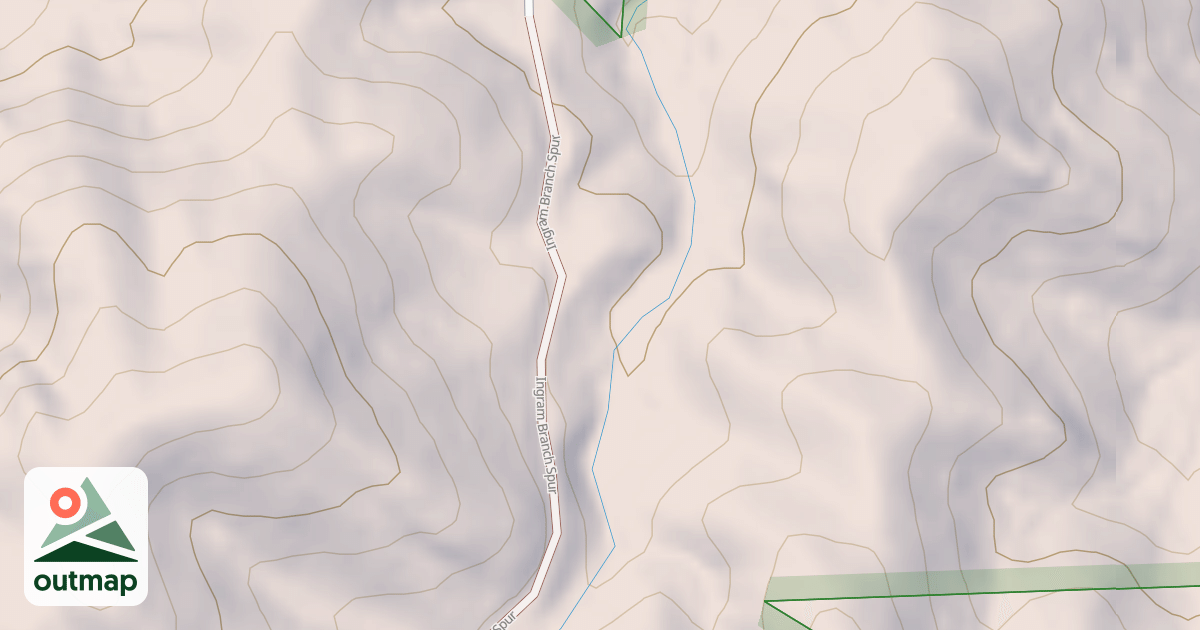 Map of INGRAM BR.SPUR