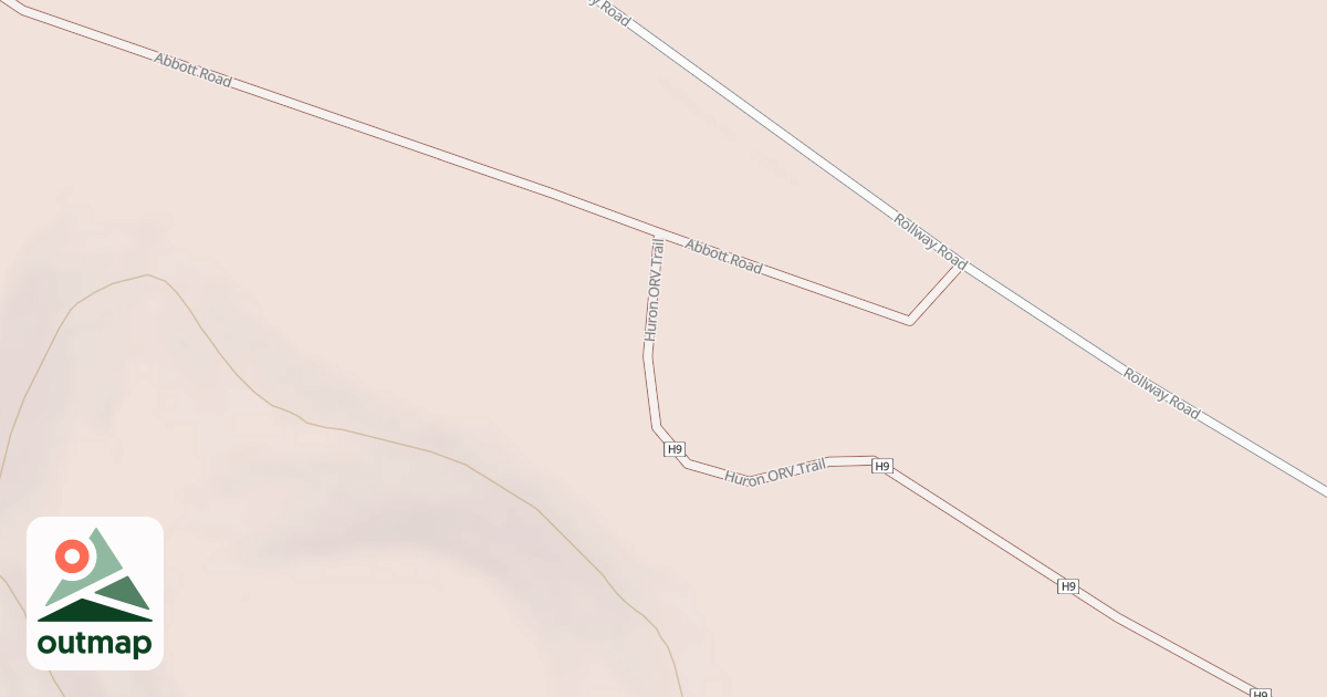 Map of Huron Orv, Smt/huron Orv Trail