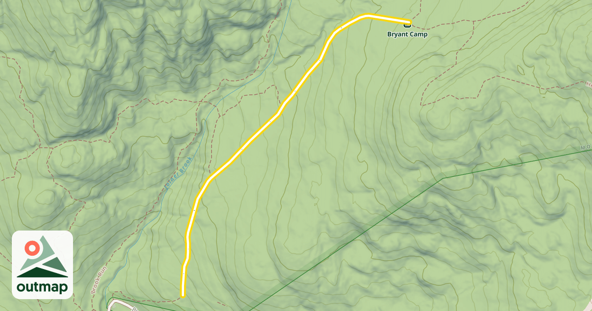 Map of Bryant Trail