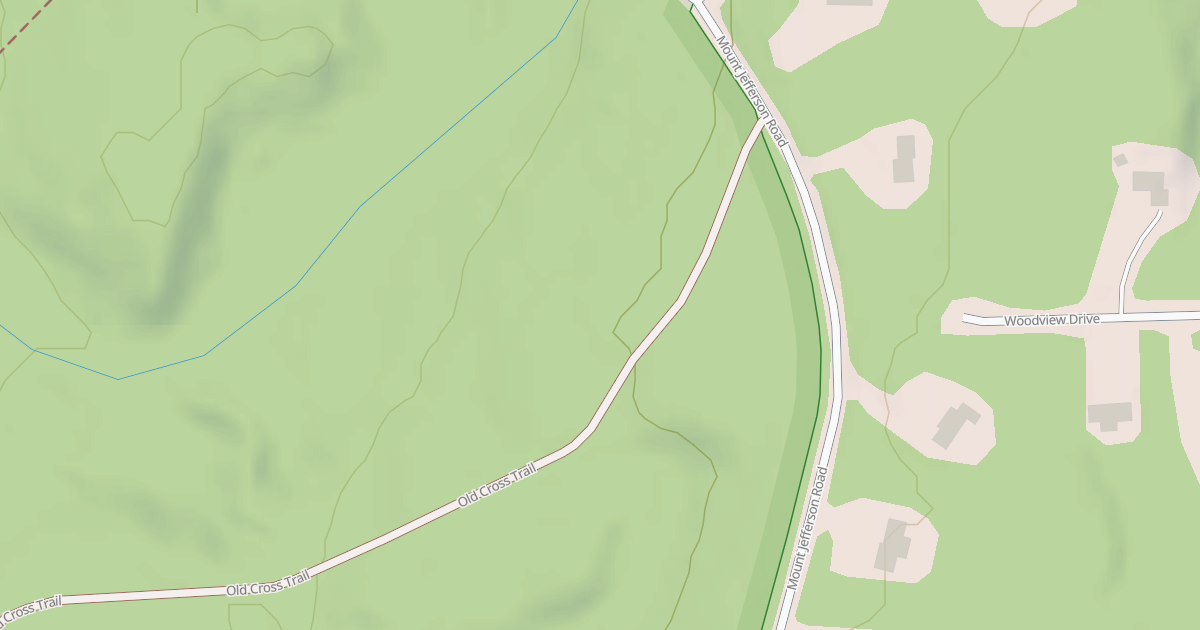 Map preview of Old Cross Road Trail