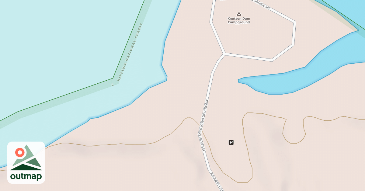 Map of KNUTSON DAM BOAT ACCESS