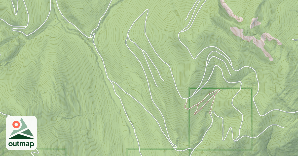 Map of MISSION MOUNTAIN