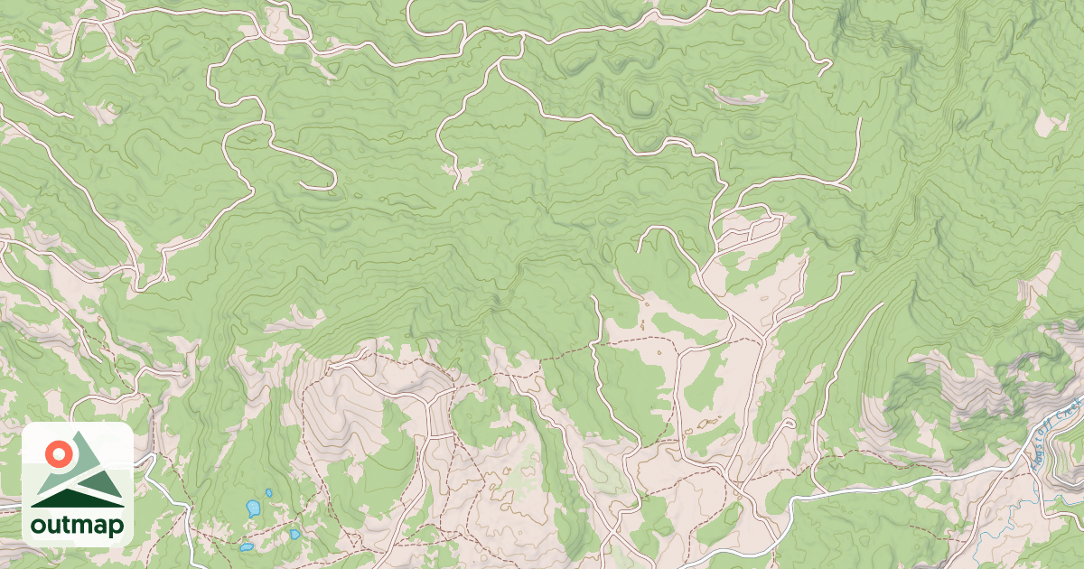 Map of Cda Snowmobile Trail