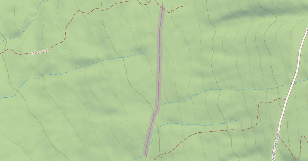 Map preview of Coquitlam Lake View Trail
