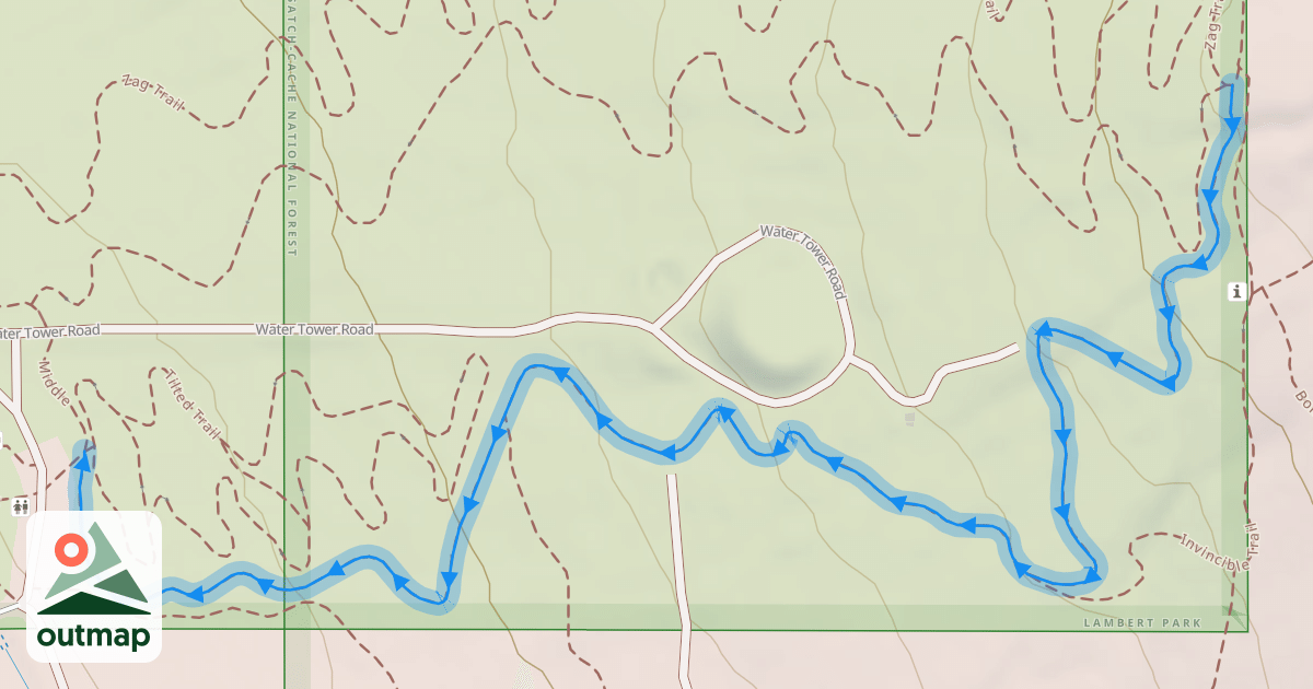 Map of Shell Shocked Trail
