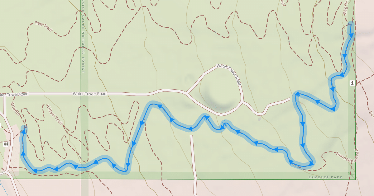 Map preview of Shell Shocked Trail
