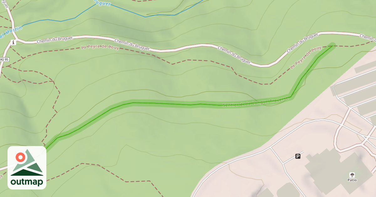 Map of Sentier de la Longue Traverse