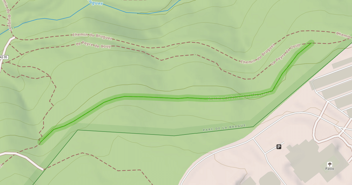 Map preview of Sentier de la Longue Traverse