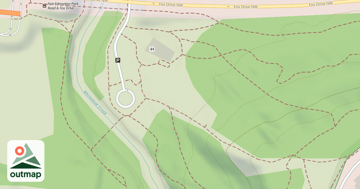 Map of Alfred H Savage Centre Sled Hill