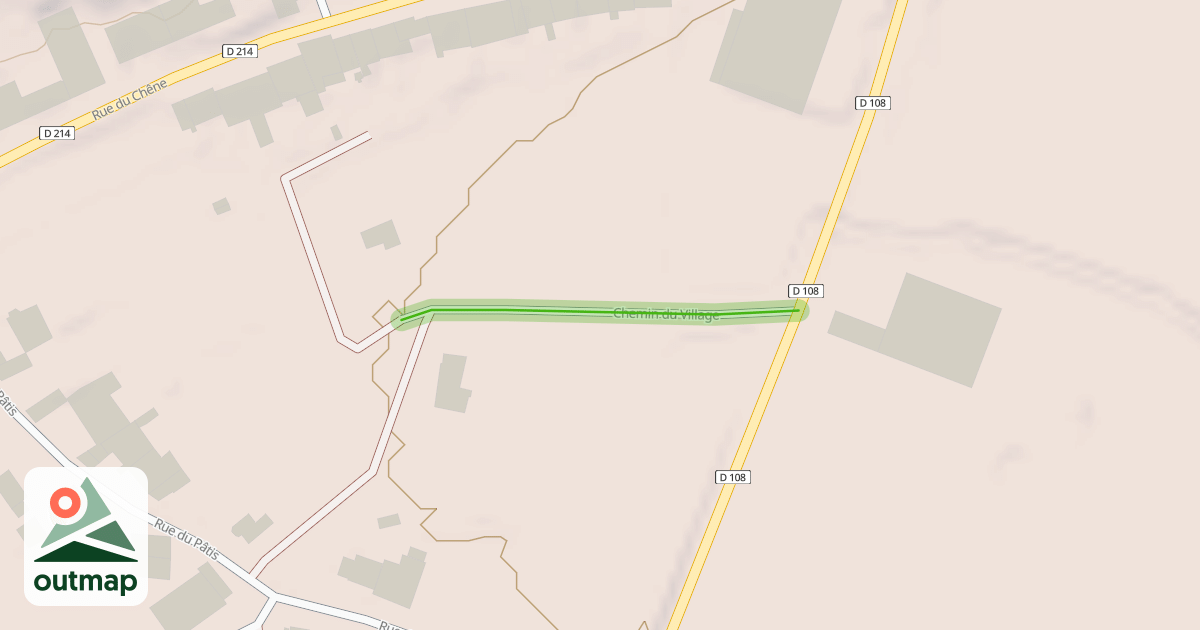 Map of Chemin du Village