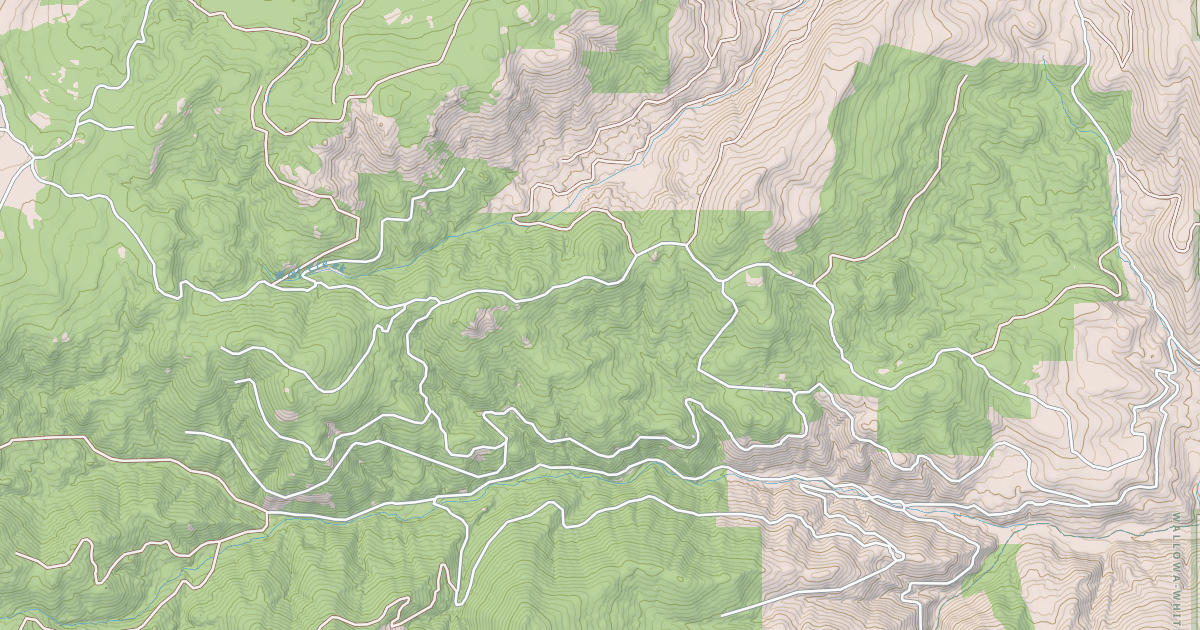 Map preview of Upper Wolf Cr Snowmobile