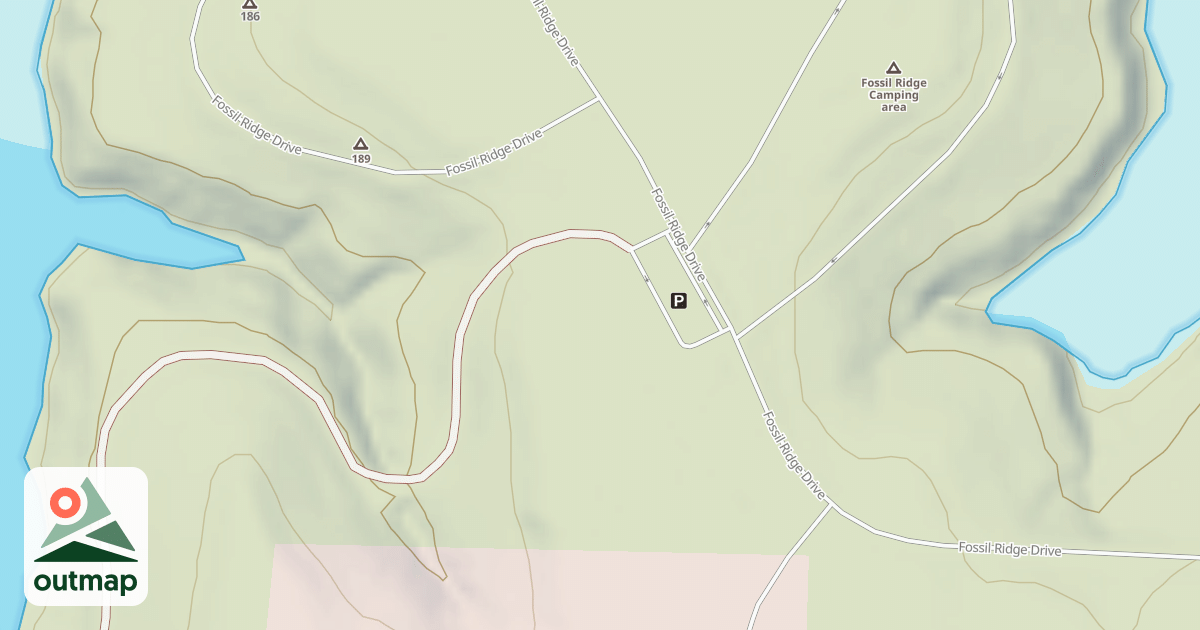 Map of Pee Wee Practice Area