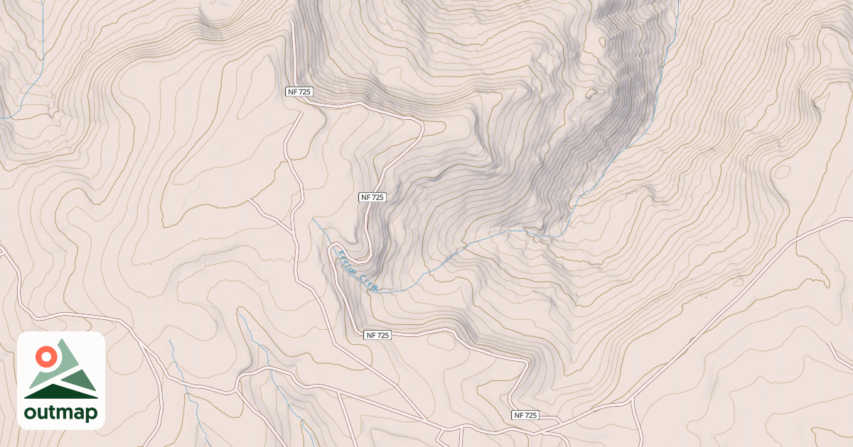 Map of USFS National Forest System Roads {9057F197-8622-4B62-8373-A01914EB2FD5}