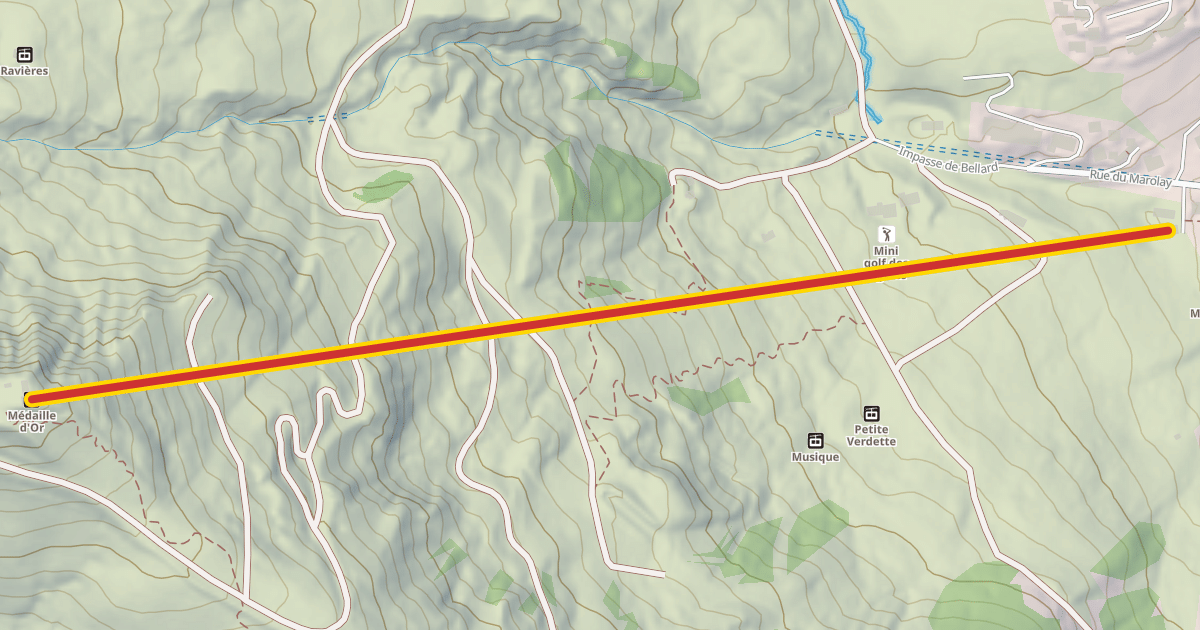 Map preview of Médaille d'Or