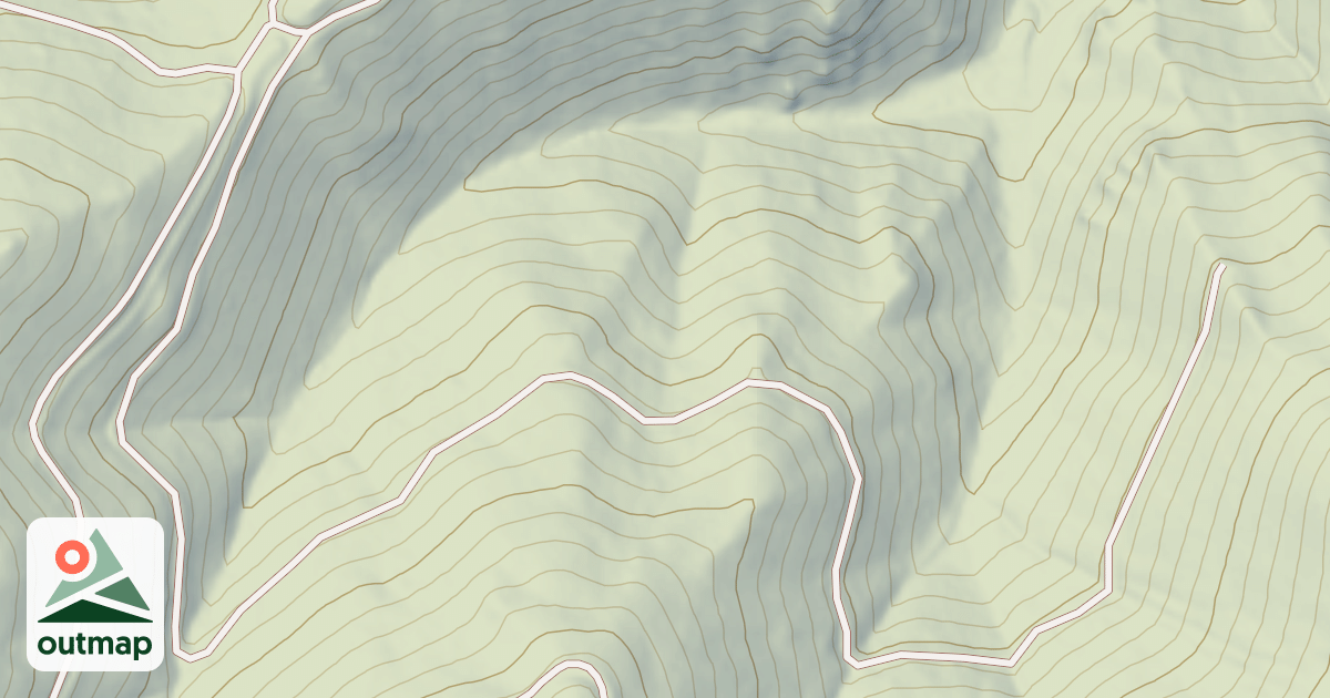 Map of (FDR) SW OF BLACK BEAR POINT
