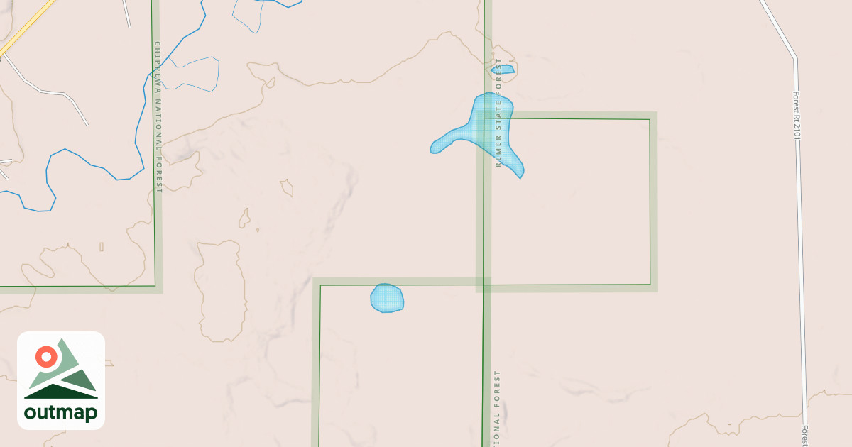 Map of EAST BOUNDARY SPUR 2492