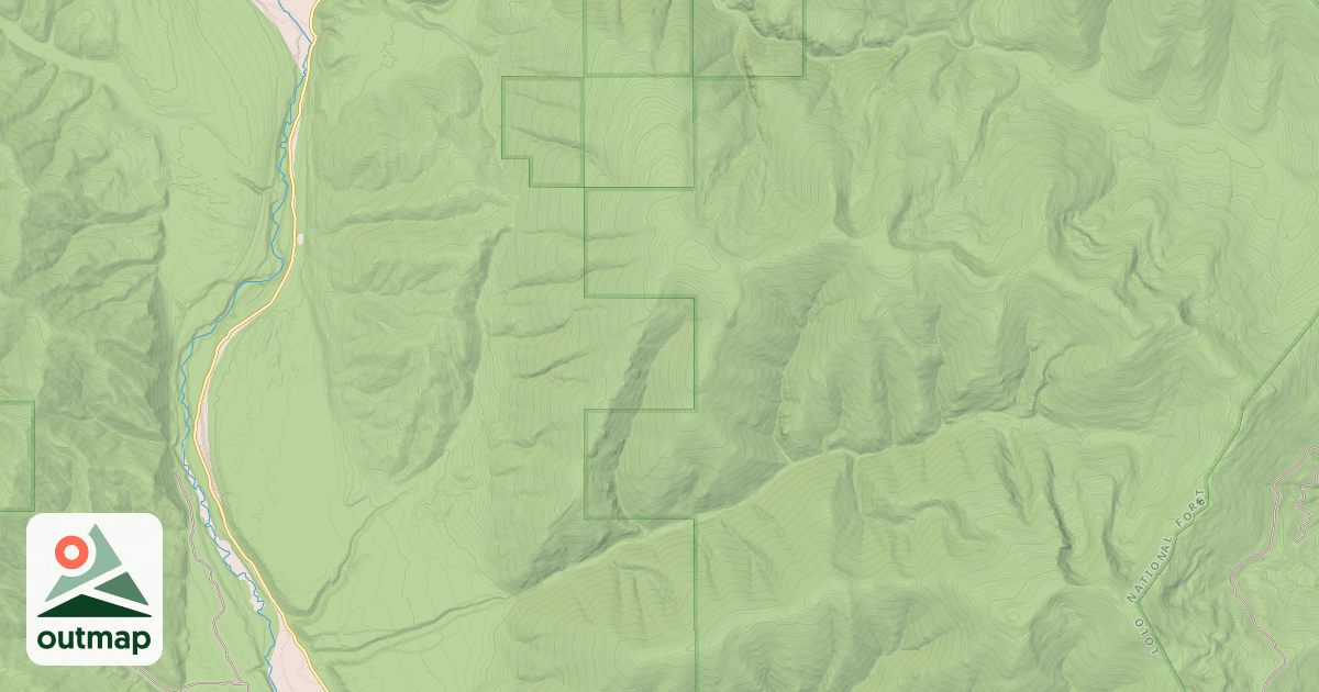 Map of BIG ROCK CREEK