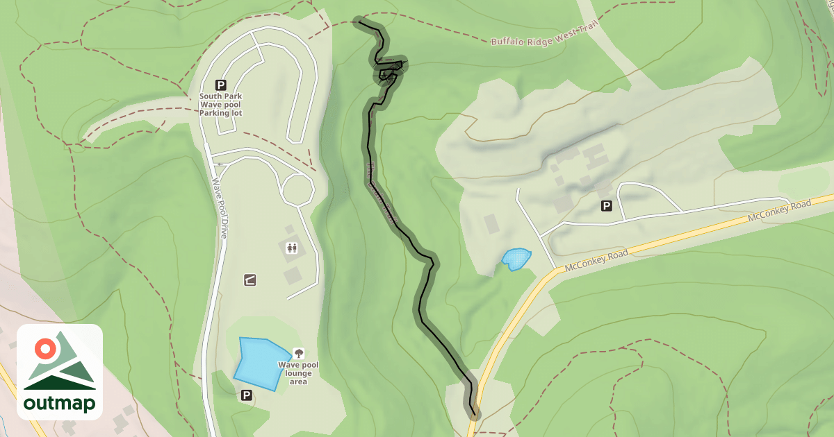 Map of The Drain Trail
