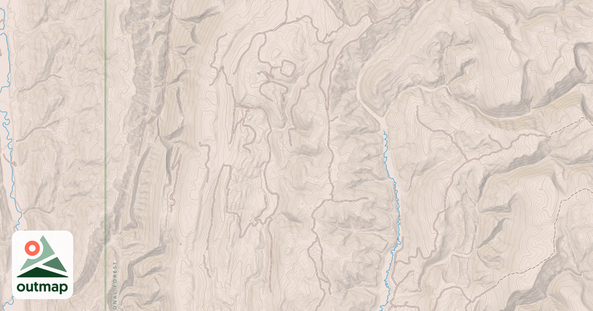 Map of HAMS FORK-BIG PARK