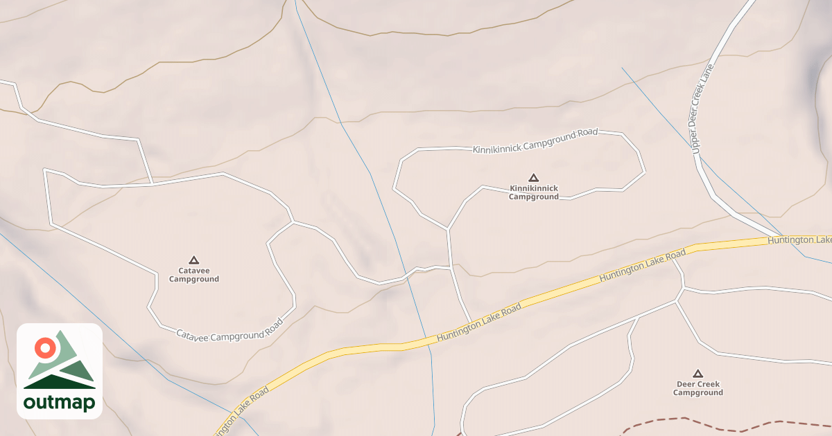 Map of CAMPGROUND ACCESS