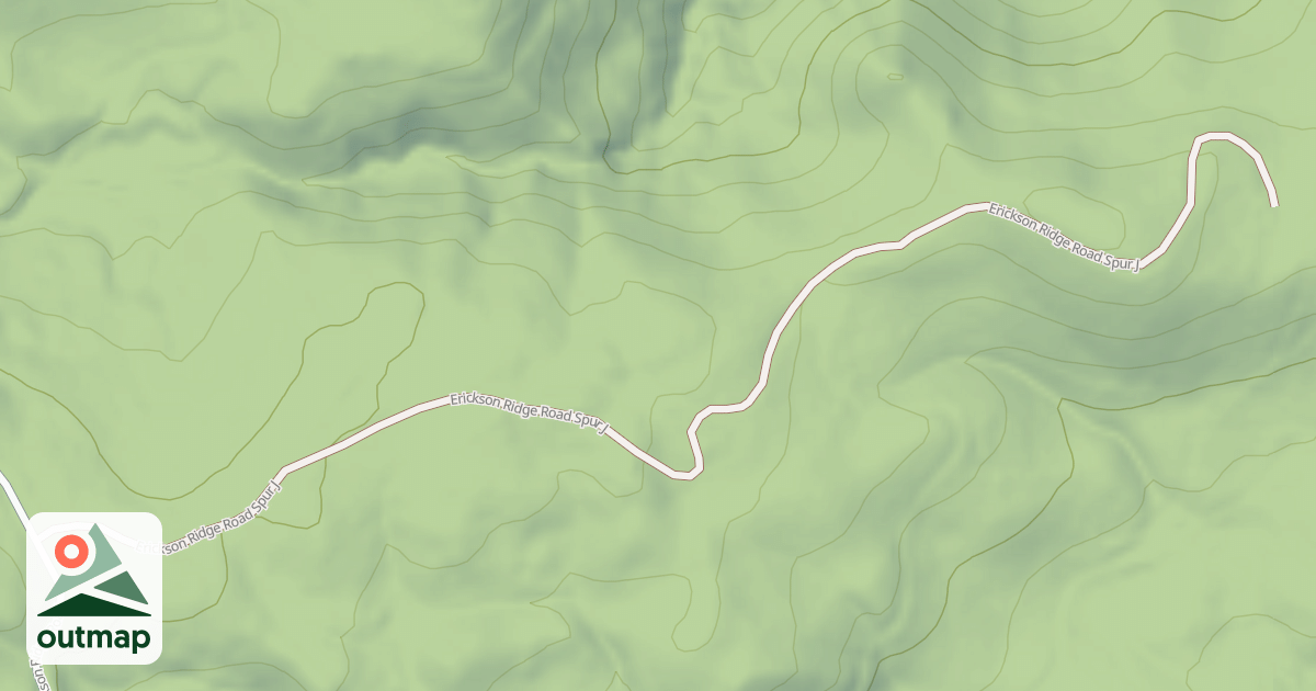 Map of ERICSON RIDGE SPUR J