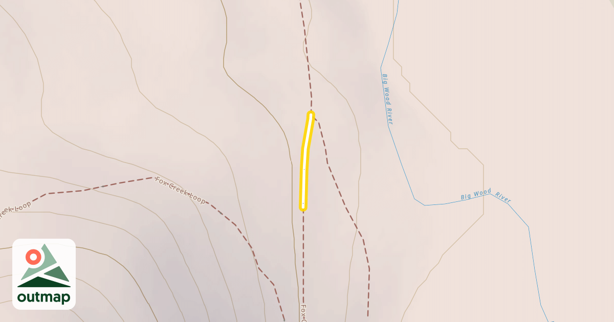 Map of Fox Creek Loop