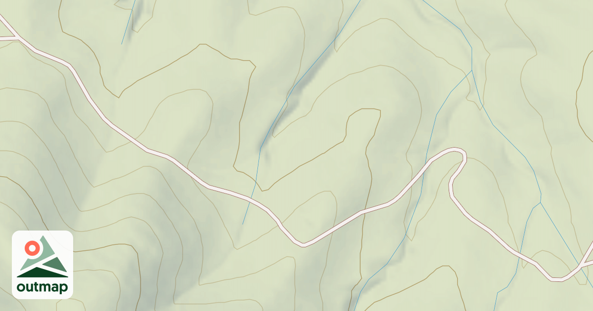 Map of 16049: Temblor Ridge