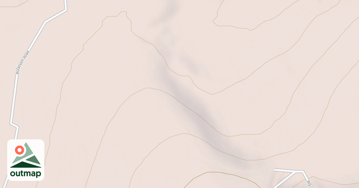 Map of BUCKHORN CUTOFF