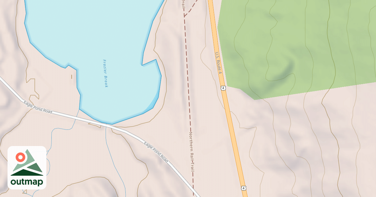 Map of Northern Rail Trail