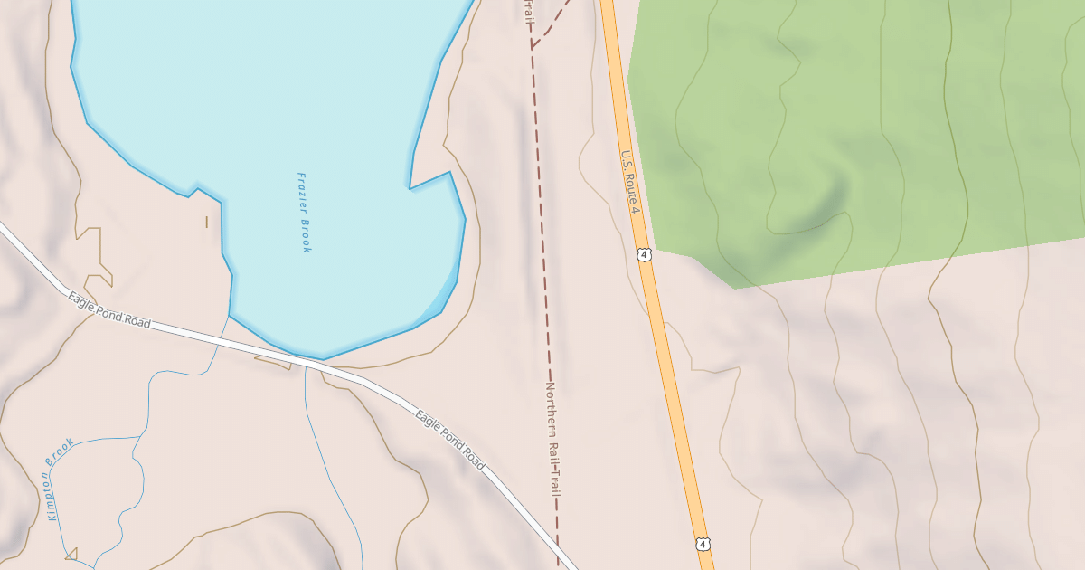 Map preview of Northern Rail Trail