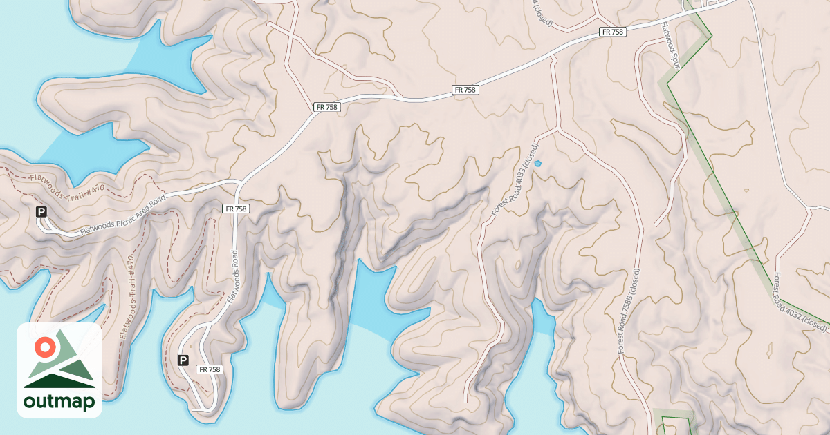 Map of FLATWOODS