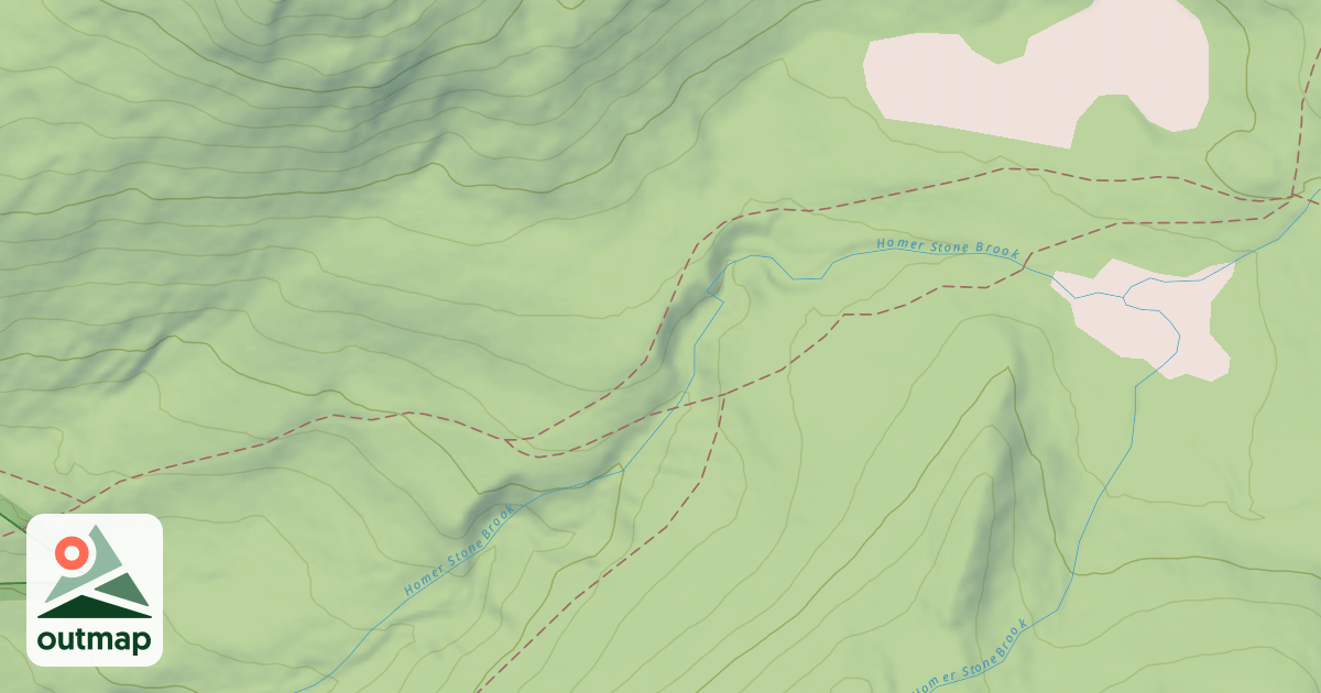 Map of Homer Stone Snowmobile