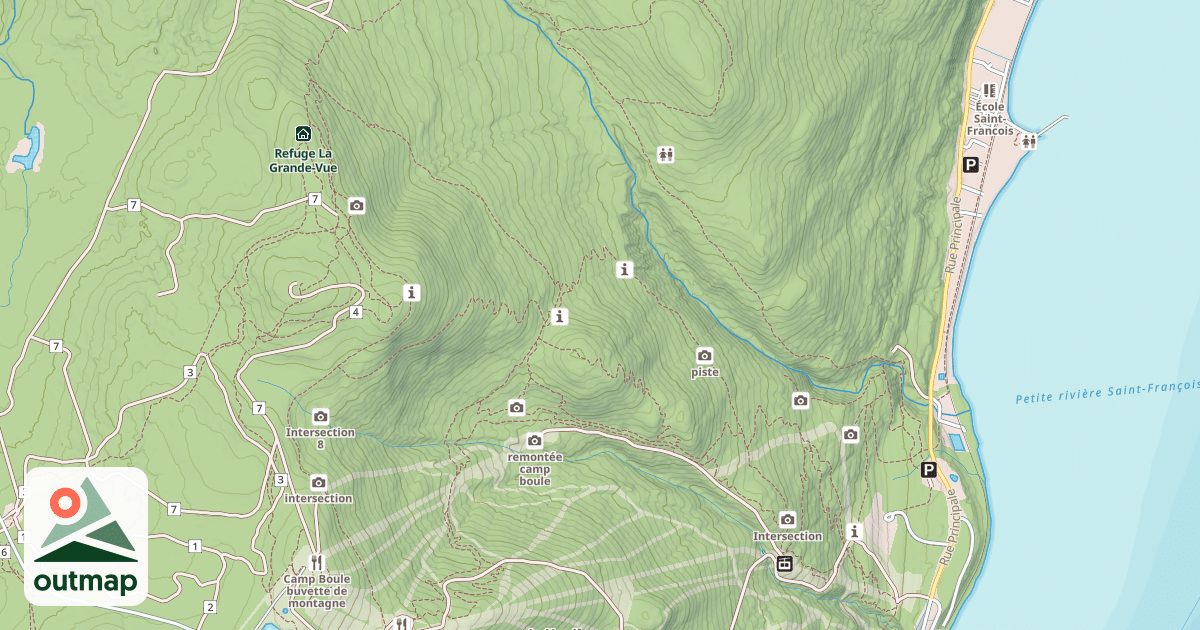 Map of Sled Run