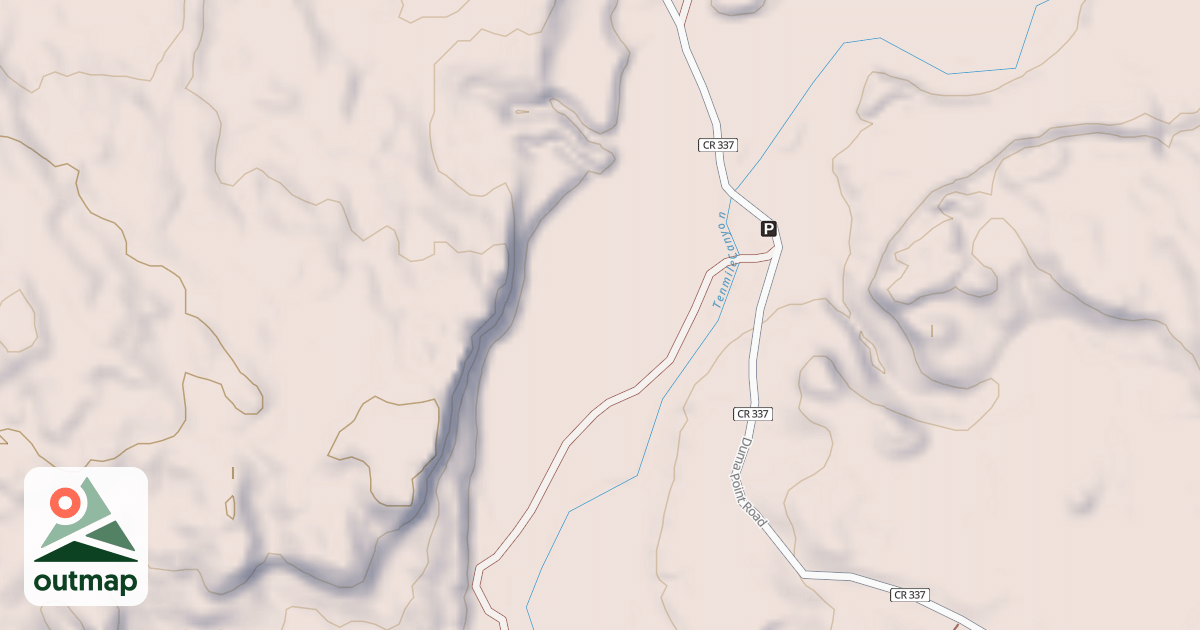 Map of 10mi Wash