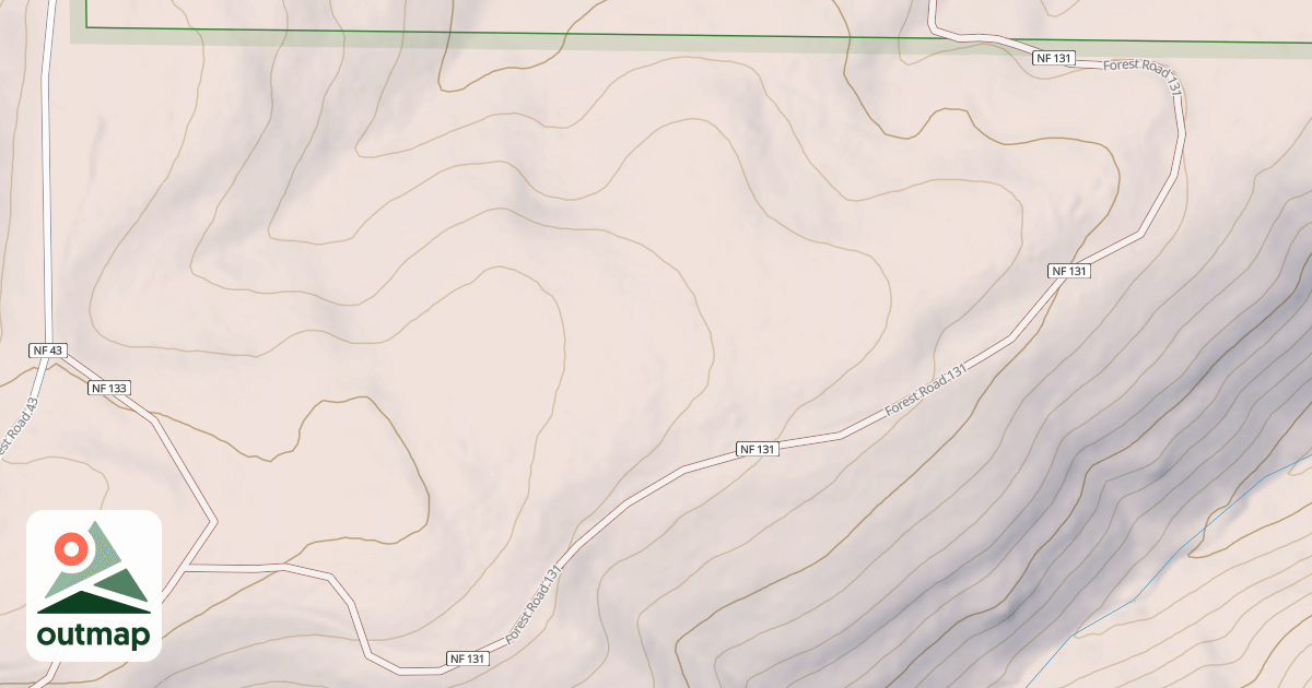 Map of PETTY RIDGE