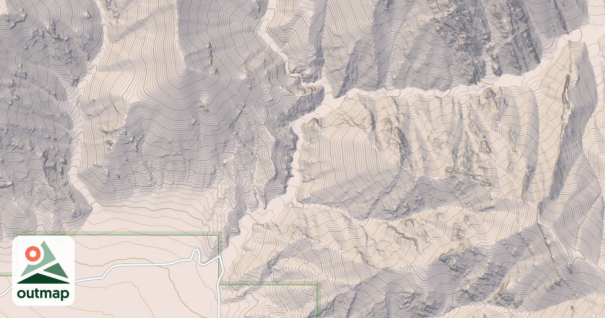 Map of ELBOW CANYON