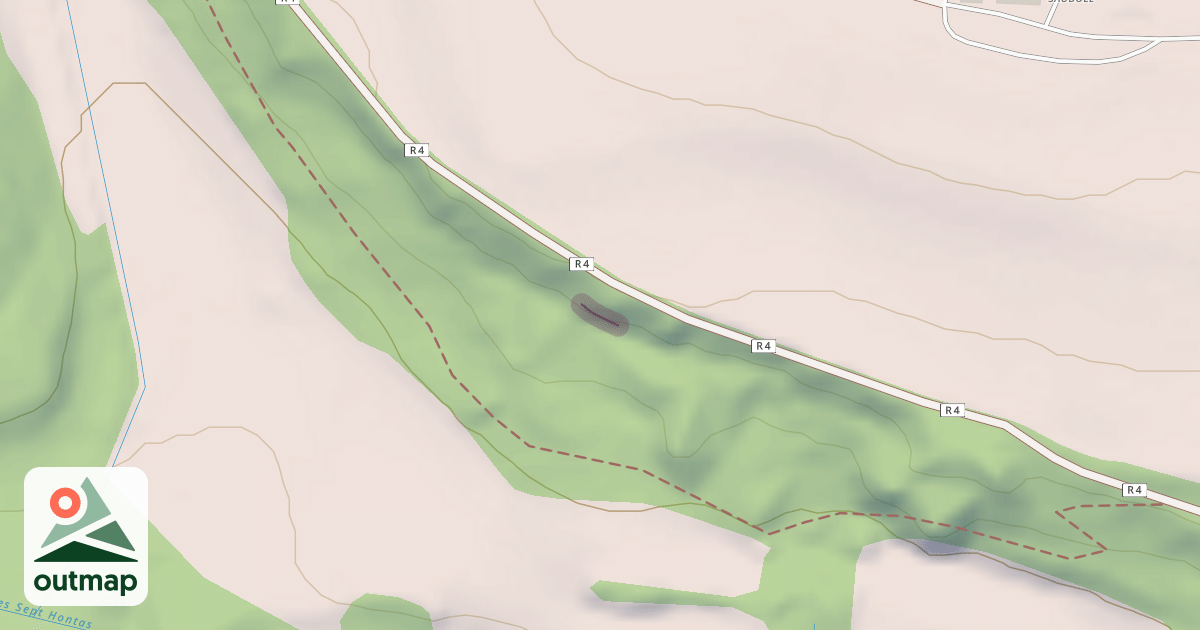 Map of Site d'Escalade la Saubole