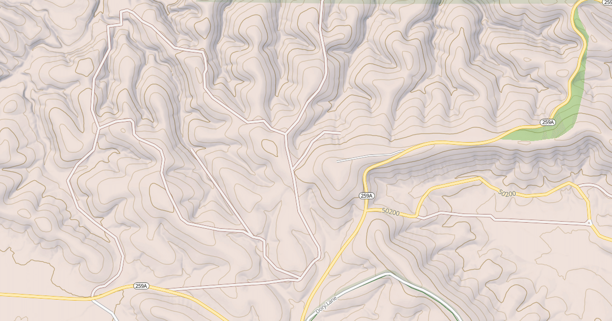 Map preview of USFS National Forest System Roads {42545473-F188-4310-87B9-1BB65CECF05C}